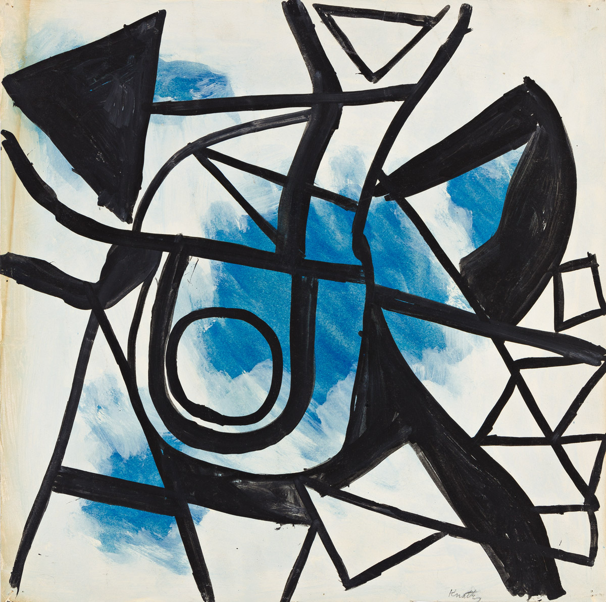 KARL KNATHS (1891-1971) Abstraction, (Pair).